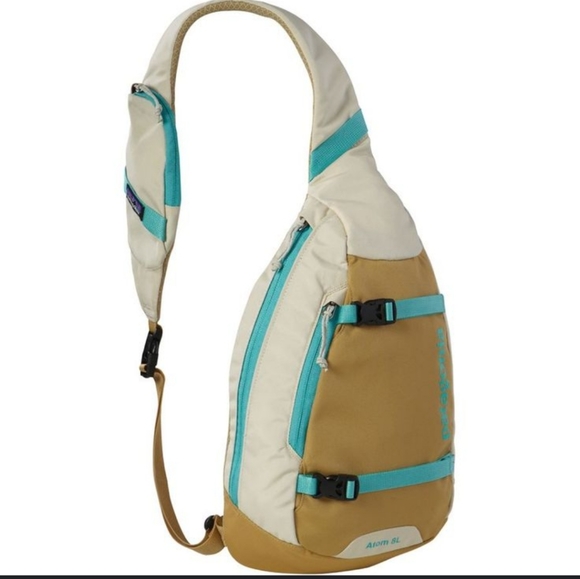 Patagonia Handbags - Patagonia Atom Sling 8L Bag Rattan Khaki Blue - Unisex